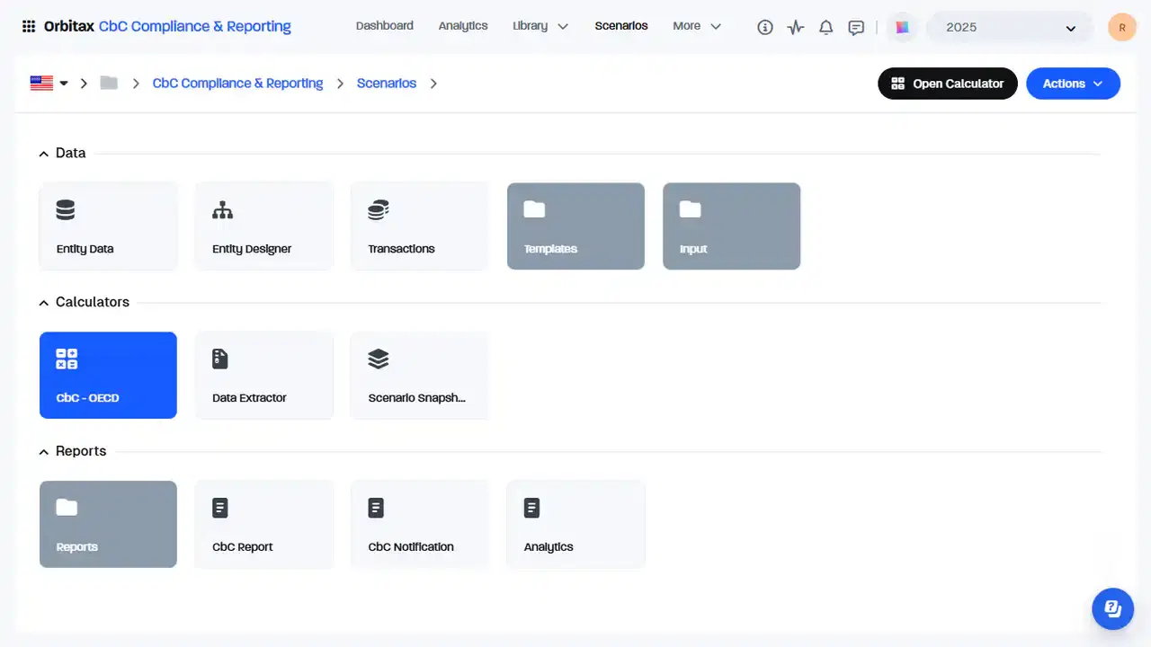 Unified CbCR and Public CbCR data process in Orbitax