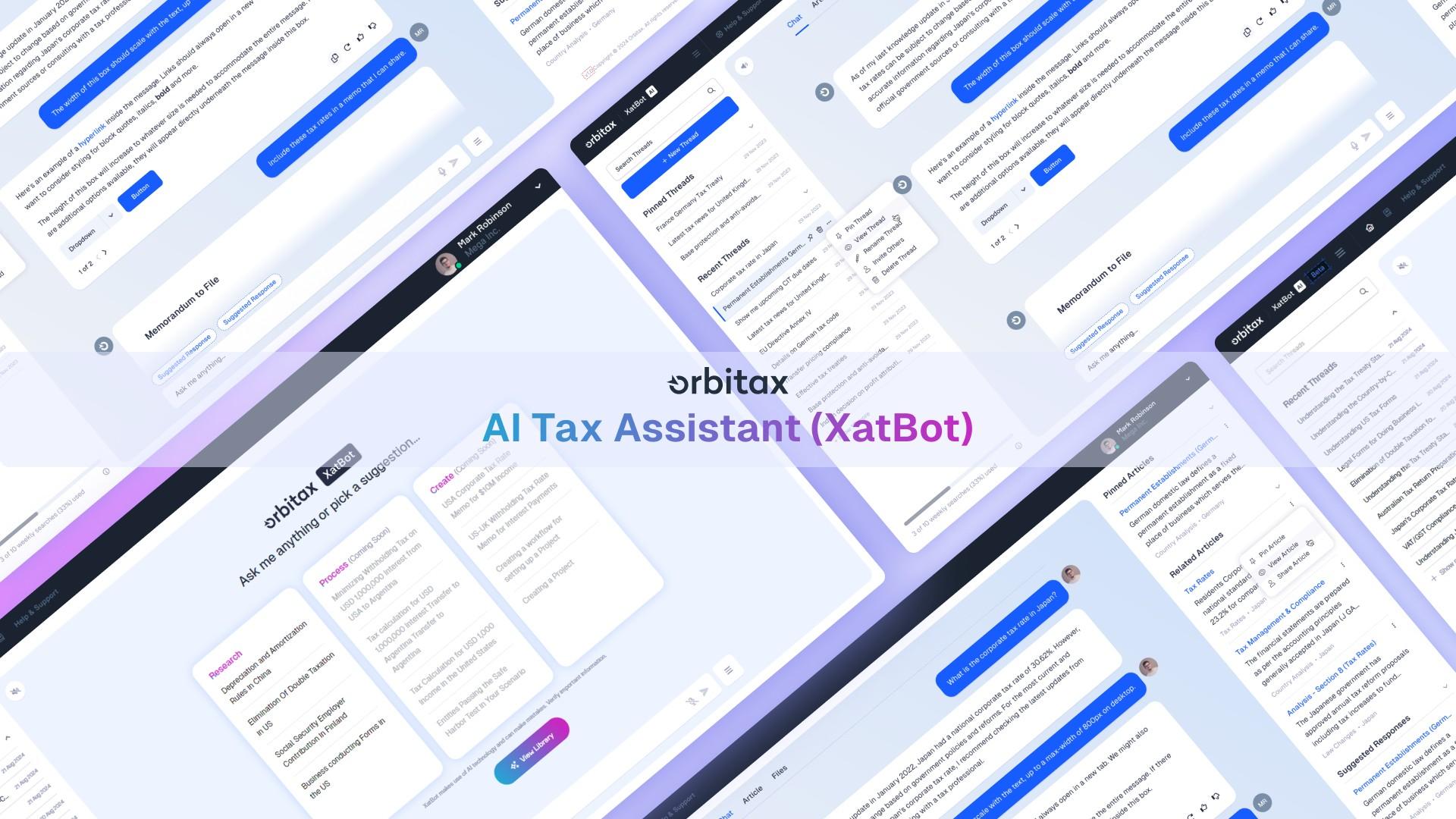 Orbitax launches XatBot: The Most Comprehensive, Independent AI Tax Assistant for Tackling International Tax Challenges