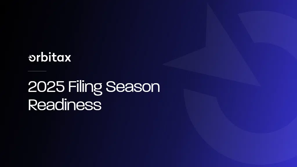 orbitax 2025 filing season readiness